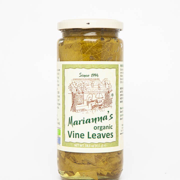 Marianna's Organic Vine Leaves for wholesale by Hellenic Farms