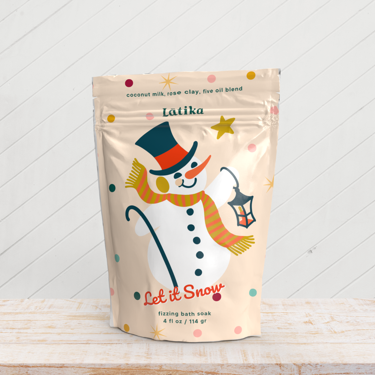 Latika Beauty - Wholesale Bath Soak/Milk - Snow Bath Soak - Christmas Stocking stuffer ☃️5