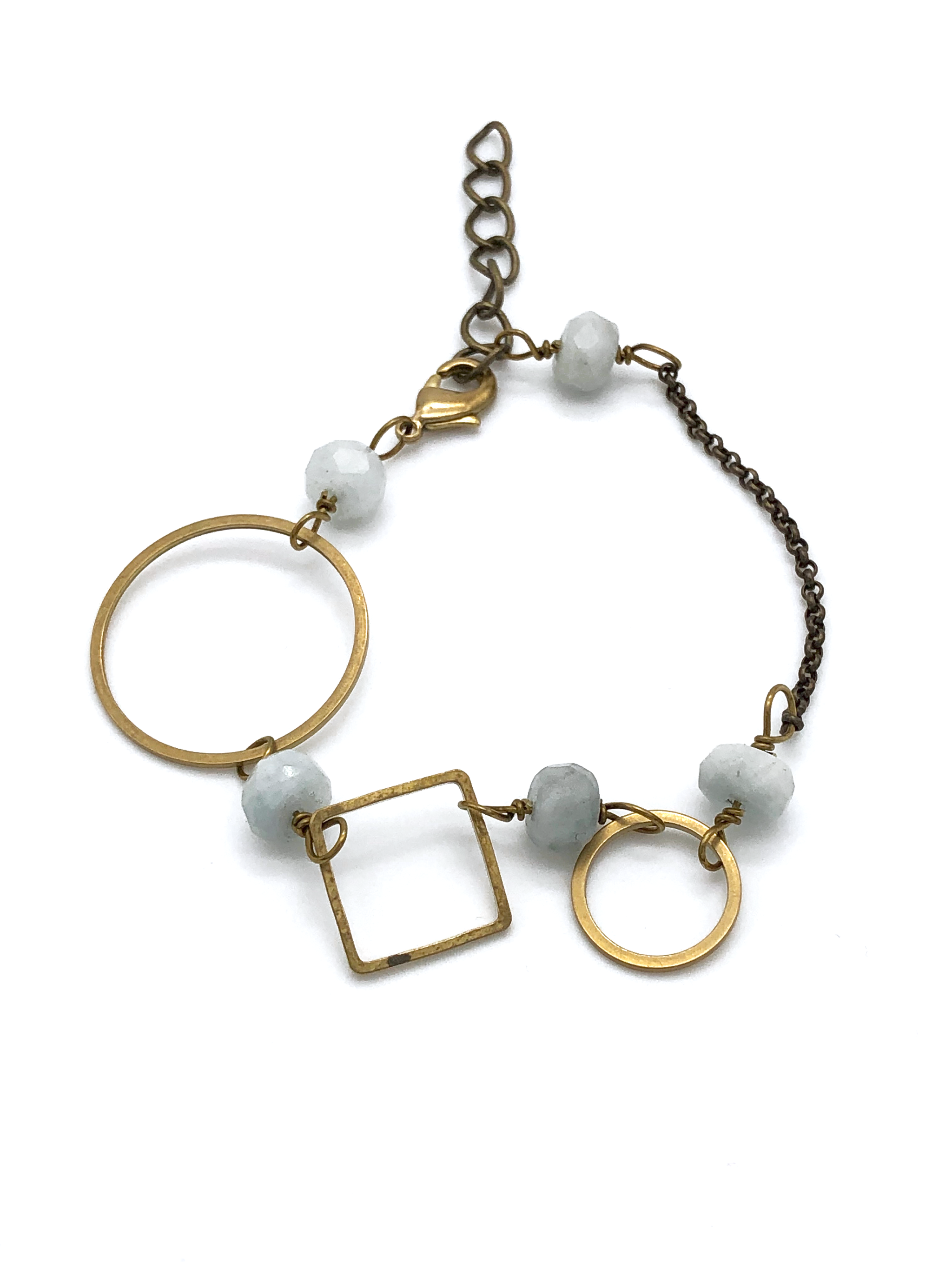 Seeds – Pulseira com pendente por atacado – Pulseira Forma | Penditos de Latão com Miçangas de Pedra Genuína3