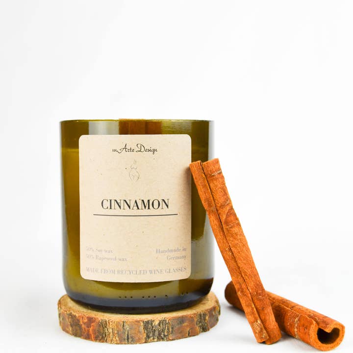 mArte Design - Vendita all'ingrosso Candela in vasetto - Wine Candle | candele profumate vegane in vetro | riciclato