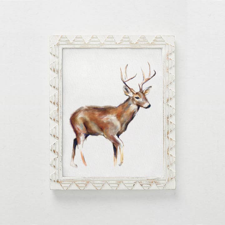 Deer Art Print, Original Watercolor Painting, Rustic Decor for wholesale by Triple Studio