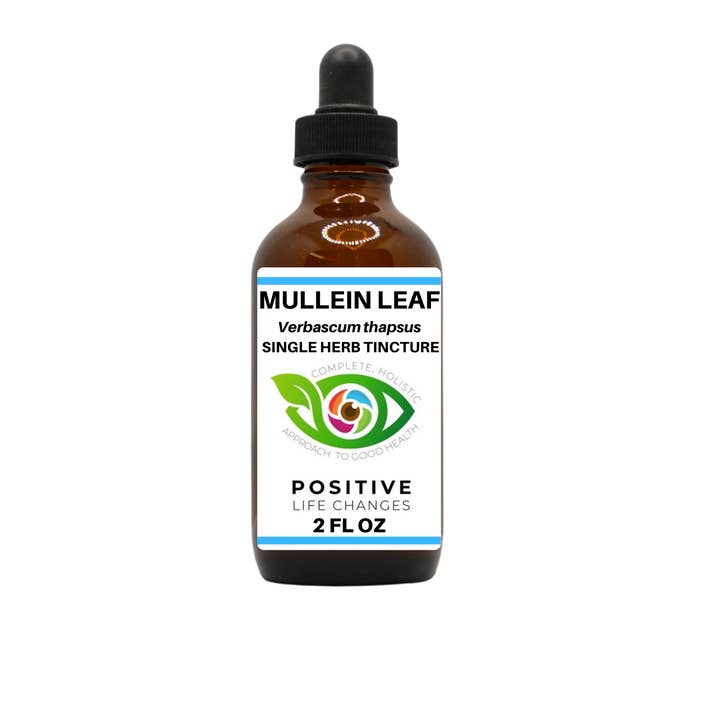 Mullein Leaf Single Herb Tincture for wholesale by Positive Life Changes, LLC