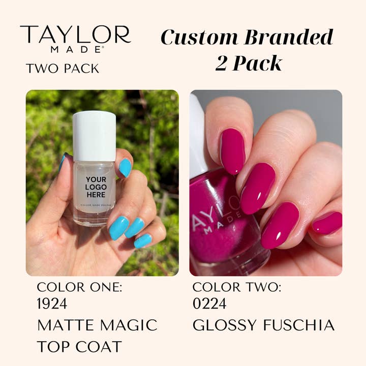 Taylor Made Polish - Vendita all'ingrosso Smalto per unghie - Smalto per unghie personalizzato: confezione da 2 a lunga tenuta + vegano + non tossico35