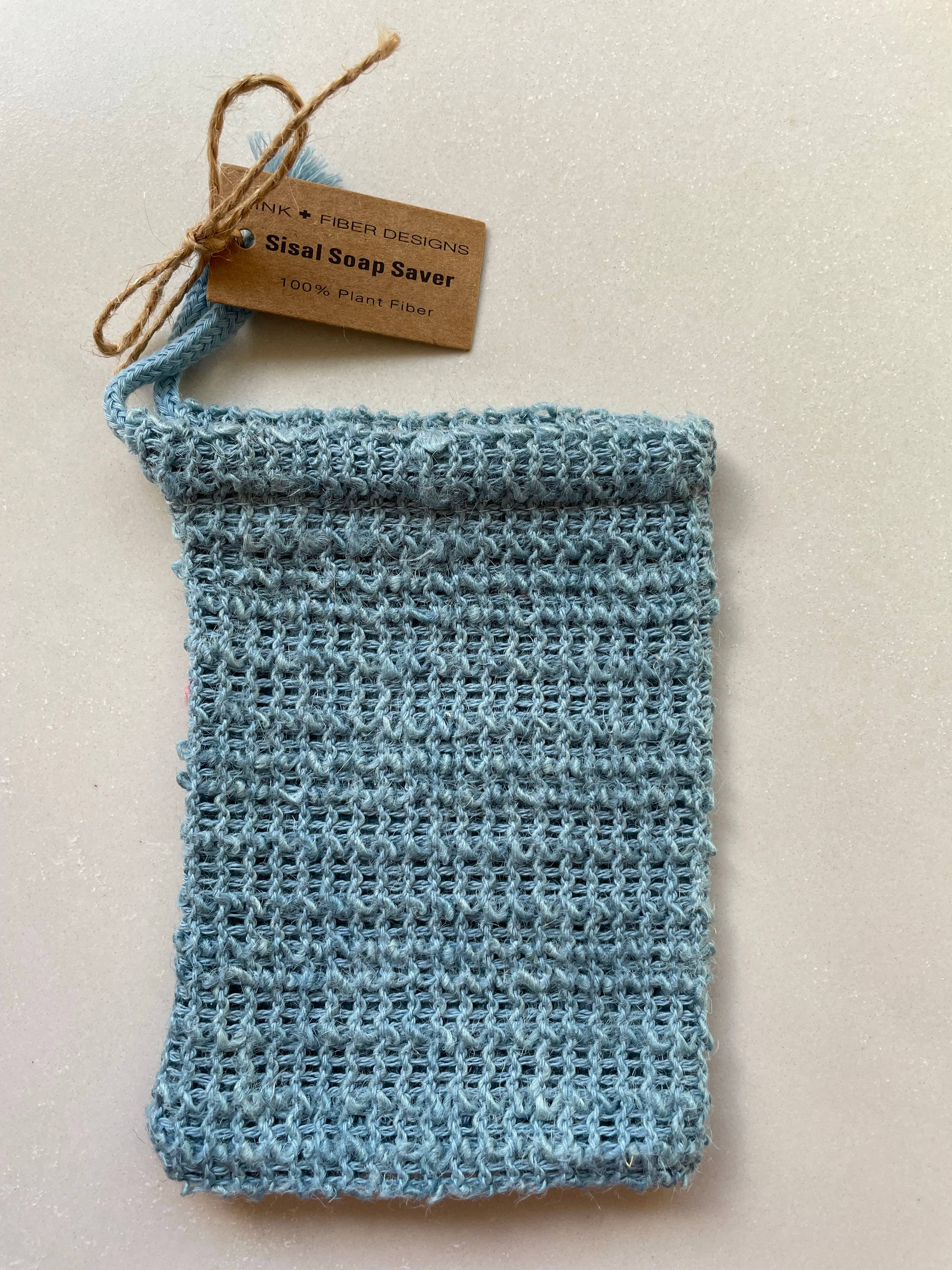 Ink and Fiber Designs - Vente Pochette à savon - Sac en sisal pour savon - couleurs variées0