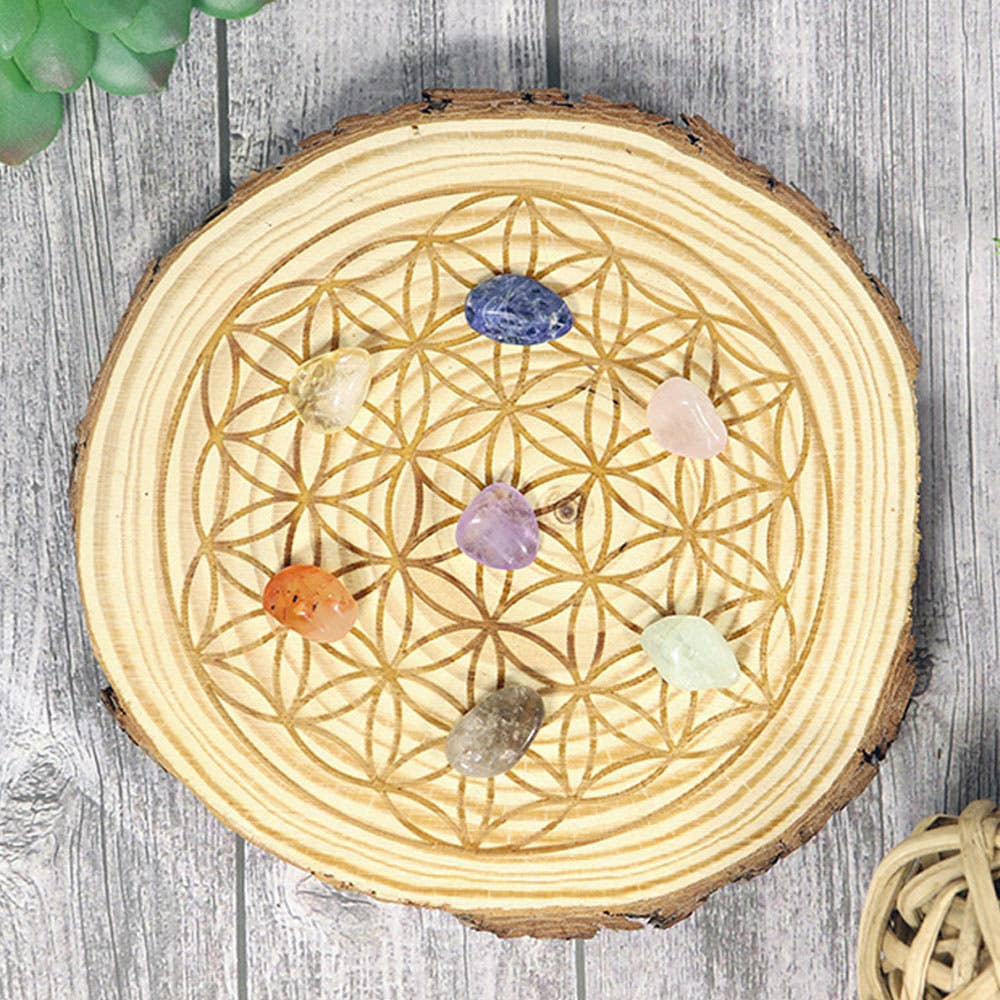 Natures Artifacts Inc - Wholesale Crystal Grid - Flower of Life Crystal Grid1