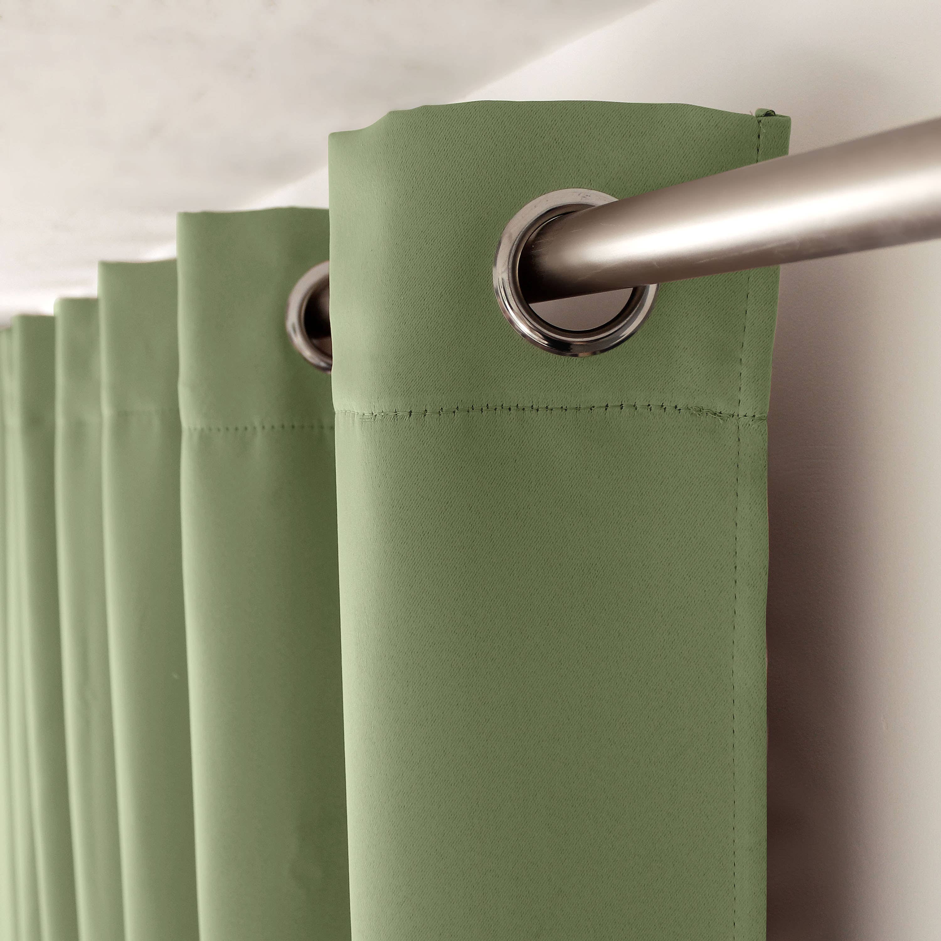 DECOSTARS - CmaDECO - Wholesale Curtain - Blackout Curtain with Grommets, 140x240cm, Liquorice Collection32