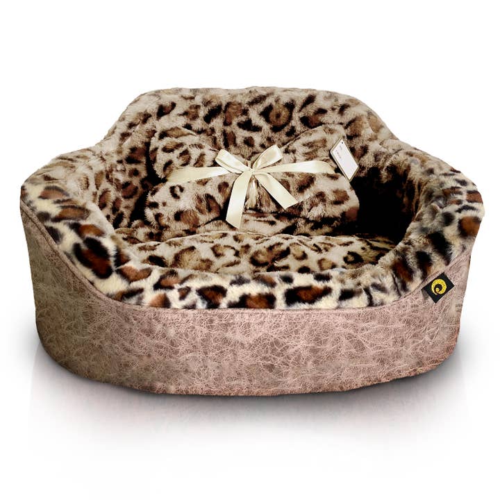 Precious Tails - Wholesale Pet bed – Cat/dog - Precious Tails Leopard Princess Bed13