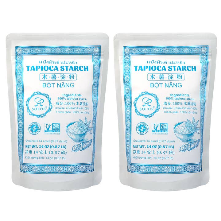 Fécule de tapioca, 14 onces (lot de 2) pour la vente par soeos