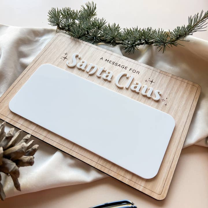 Little Rabbit Lane - Wholesale Christmas decoration - Message To Santa Board1