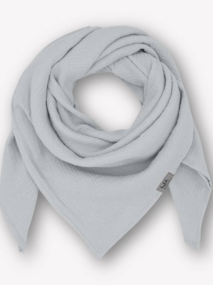 Pañuelo adulto de muselina • Gris claro para venta al por mayor de hutch&putch