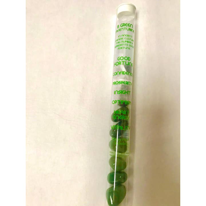 Simply Sacred Oils, Inc. - Wholesale Spiritual Stone/Crystal - 8 Genuine Green Aventurine Stones with Carry Pouch.