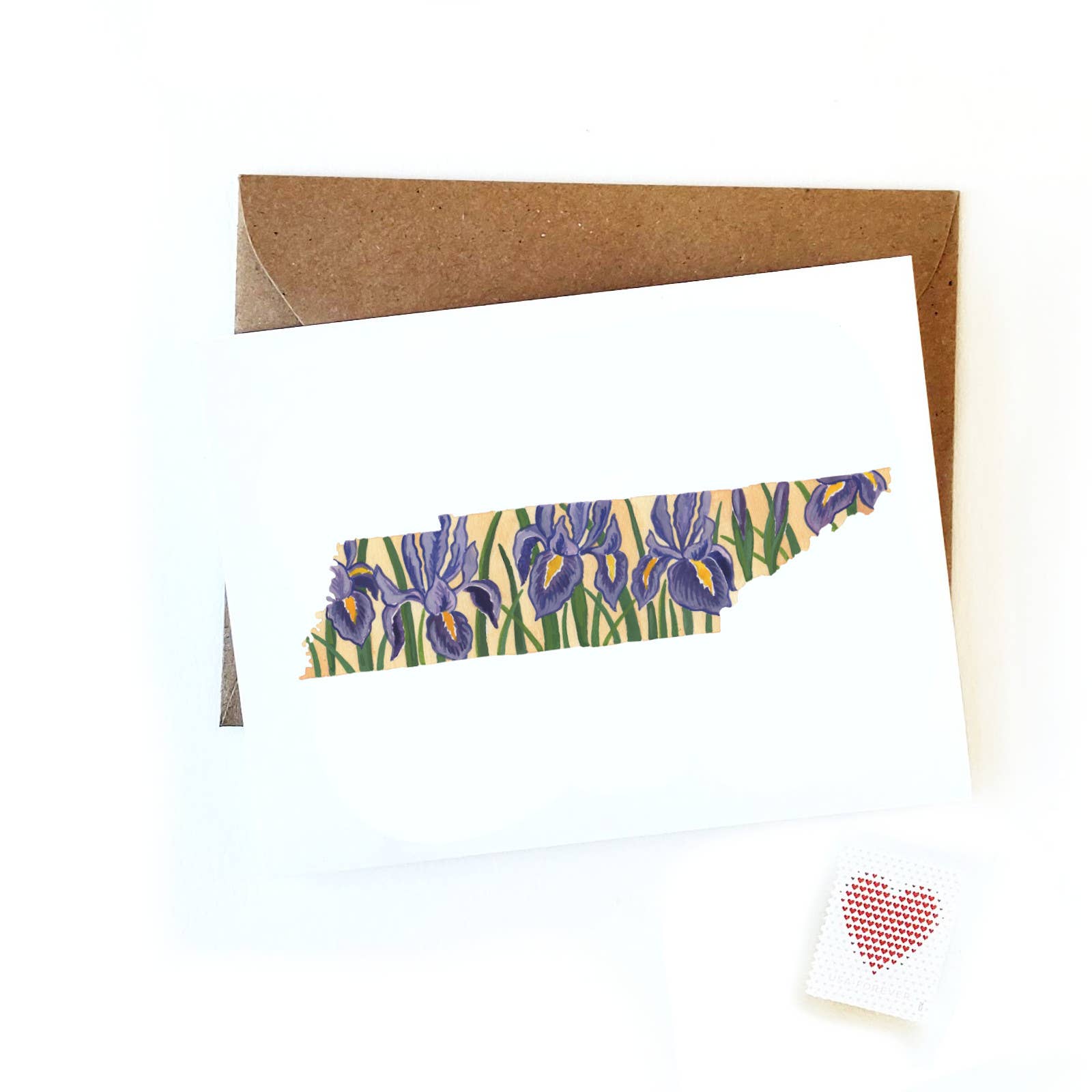 Sketchy Notions - Wholesale Everyday Greeting Card - Tennessee Iris Card0