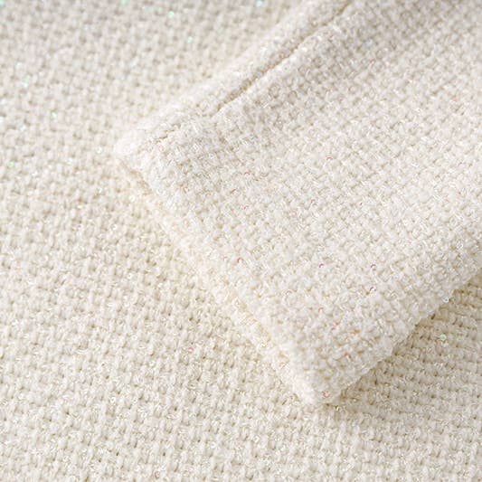 Productseeker - Wholesale Dress - Women's - DR370 Polo Collar Flower Button Pleated Hem Knitted Dress10