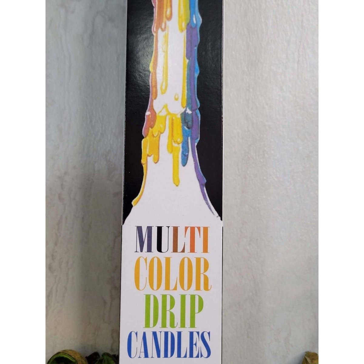 My Magic Place Shop - Wholesale Tapered Candle/Candlestick - Multi-Color Drip Taper Candles/ Color Taper Candles/ Pack of6