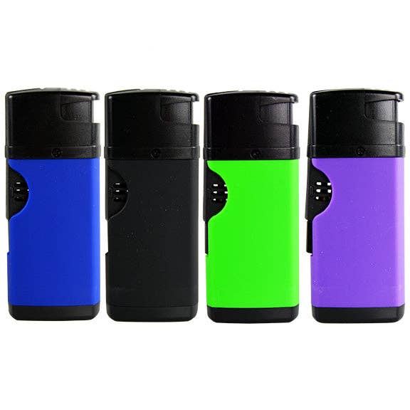 Novelty Closeout - Wholesale Lighter - Smokezilla Pivot Flip Torch Lighter Assortment- 12/Pack