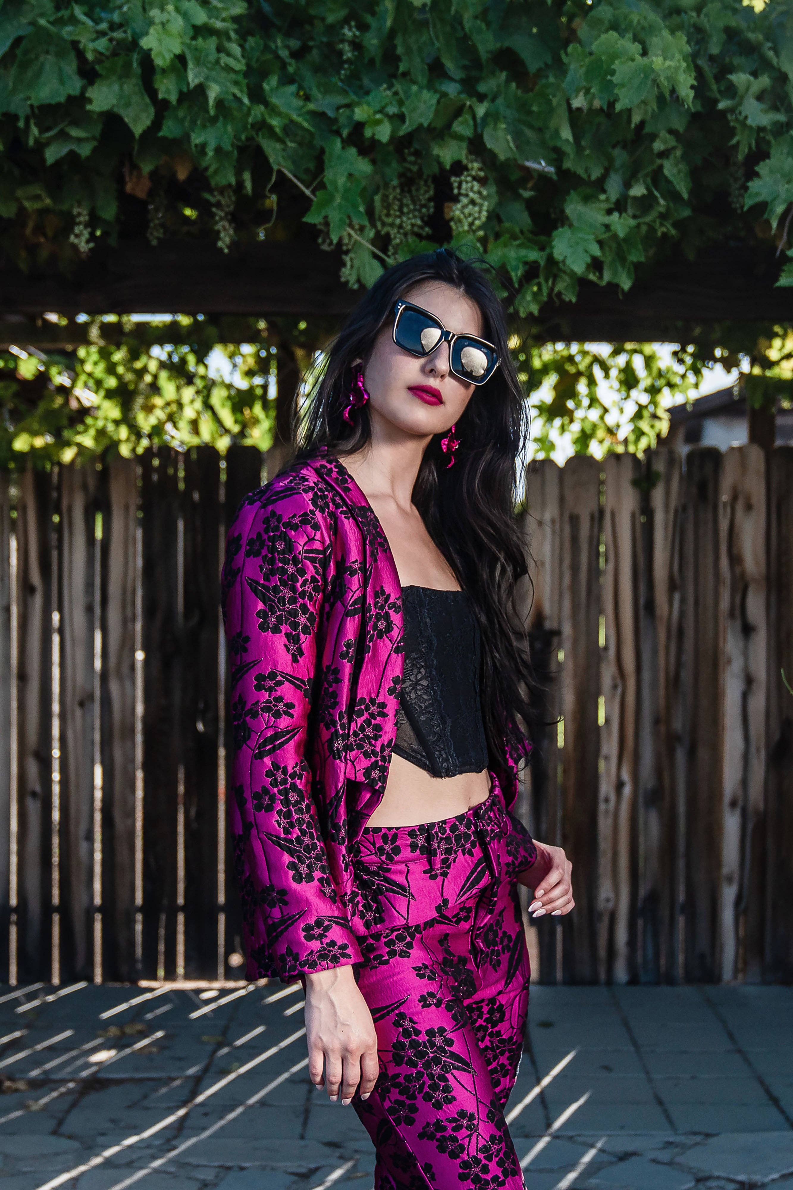 Jennafer Grace – wholesale Blazer – Women's – Raspberry Blossom Blazer0