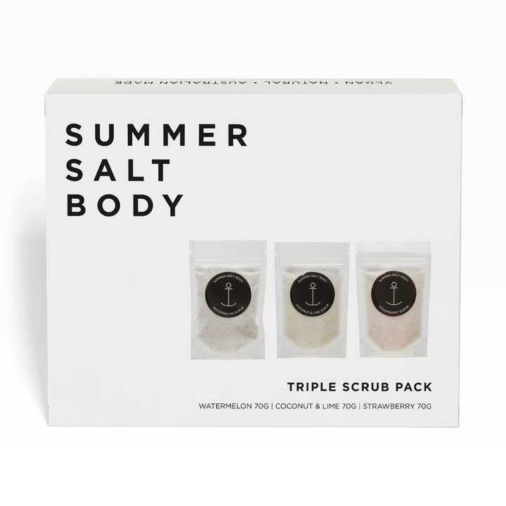Triple Scrub Pack for wholesale by Summer Salt Body