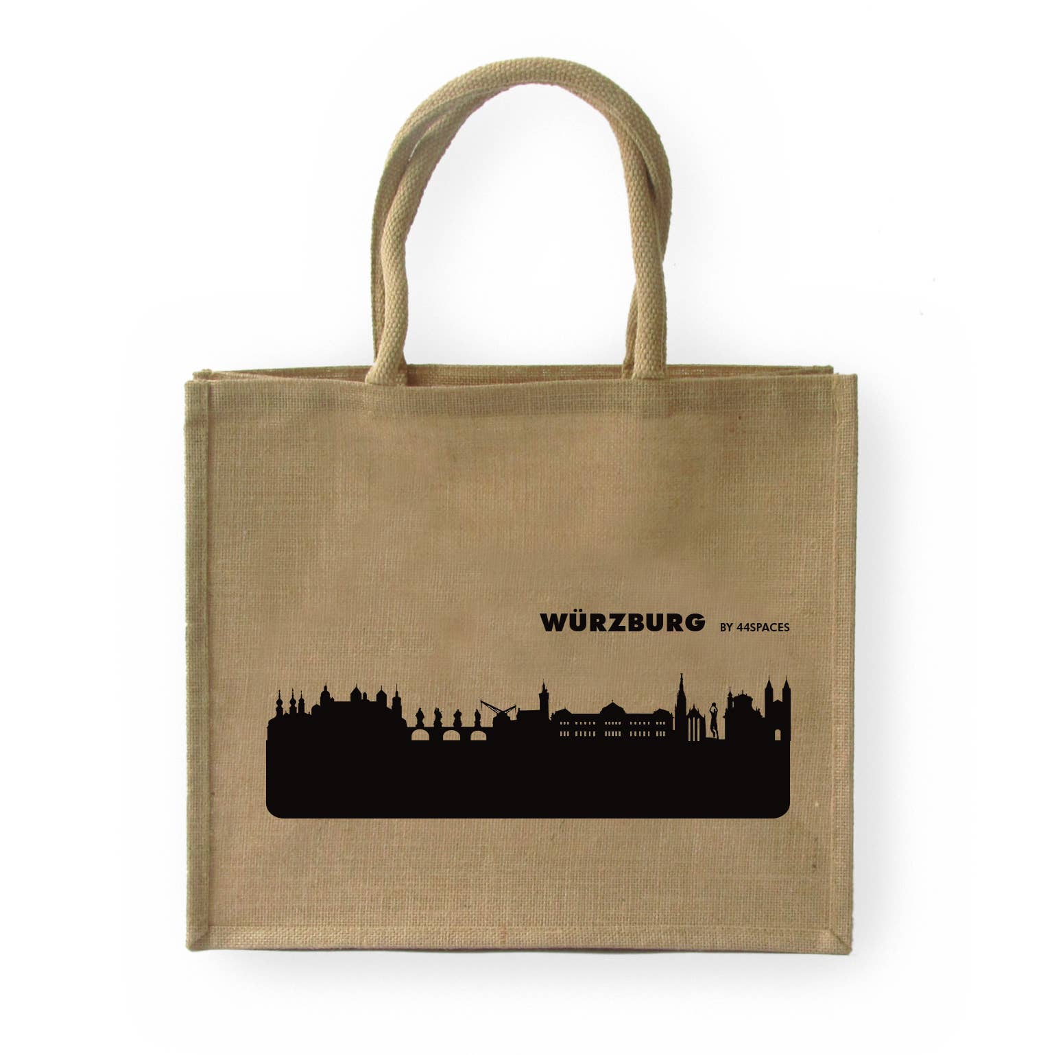44spaces - Wholesale Tote Bag - Unisex - Würzburg shopper. motif black0