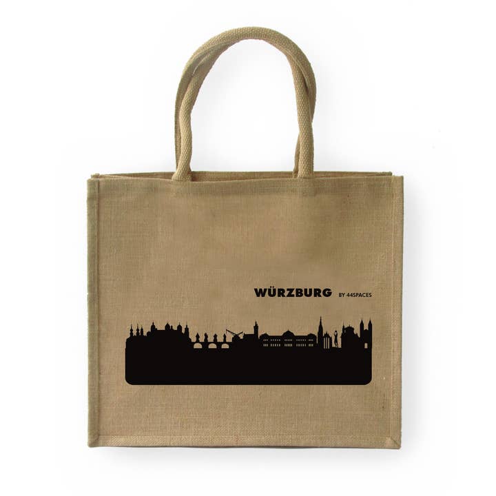 44spaces - Wholesale Tote Bag - Unisex - Würzburg shopper. motif black