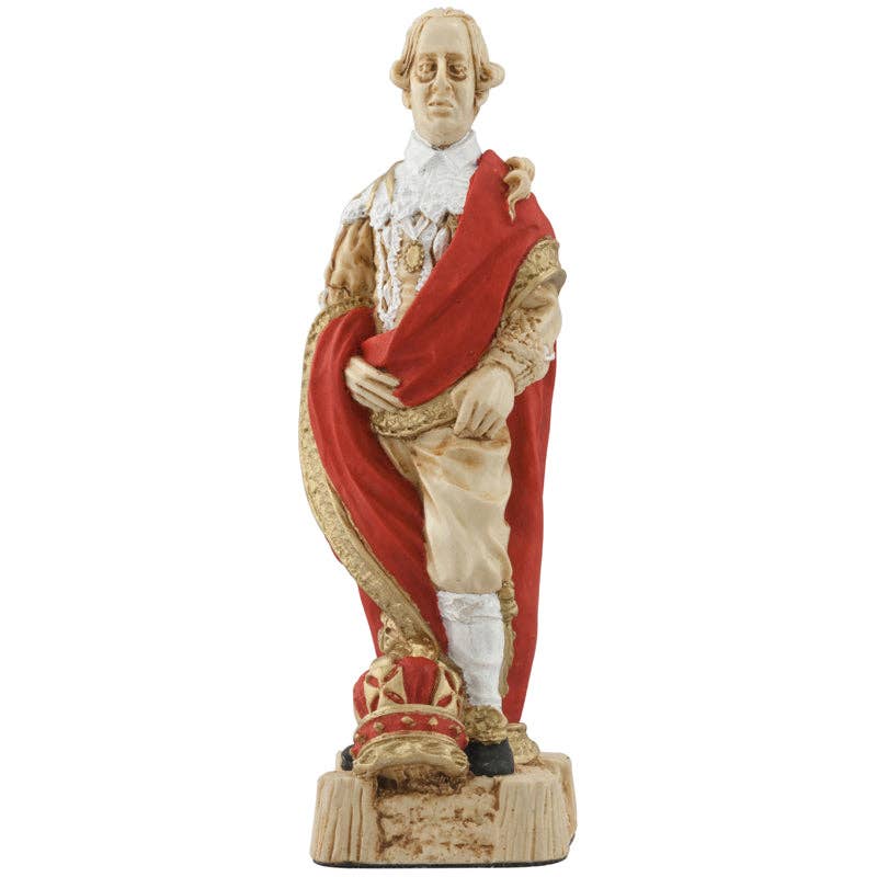 Timeline Gifts Ltd - Vente Jeux de société - Jeu d'échecs peint à la main - Guerre d'indépendance américaine6