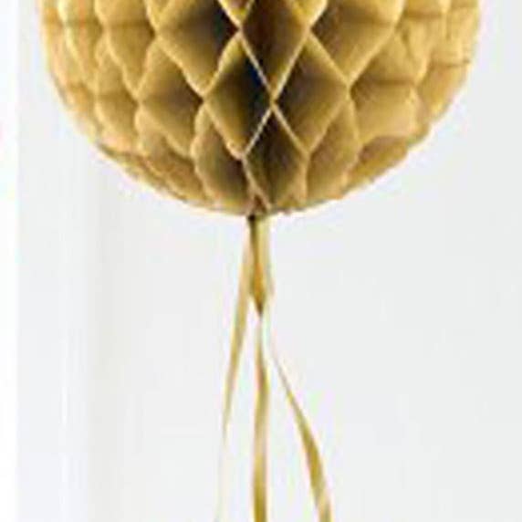 Goldfarbener Wabenkugel zum Aufhängen, 30 cm für den Großhandel von Folat