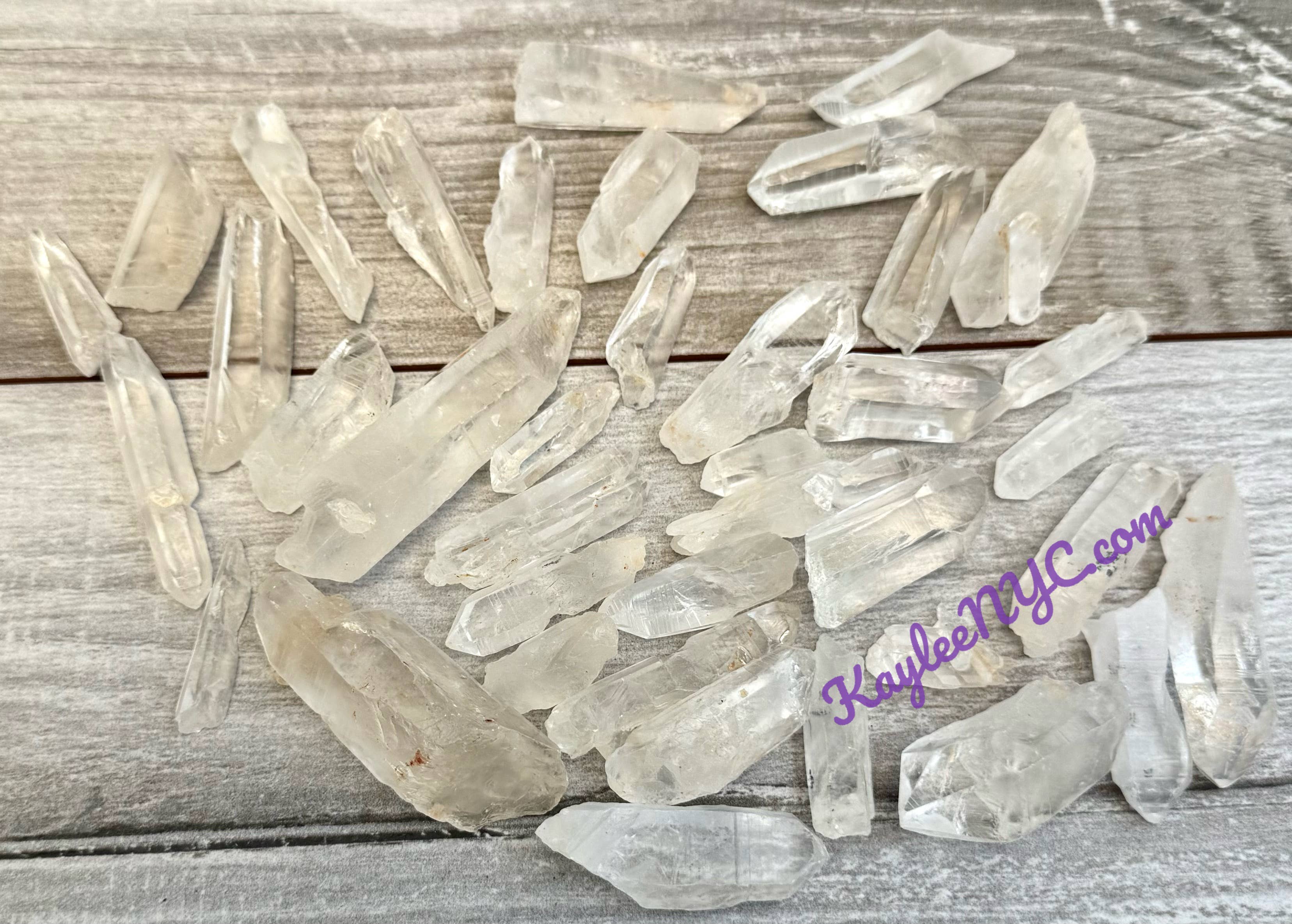 KayleeNYC - Wholesale Spiritual Stone/Crystal - Wholesale Lot 1 Lb Natural Lemurian Quartz Wand Raw Crystal5