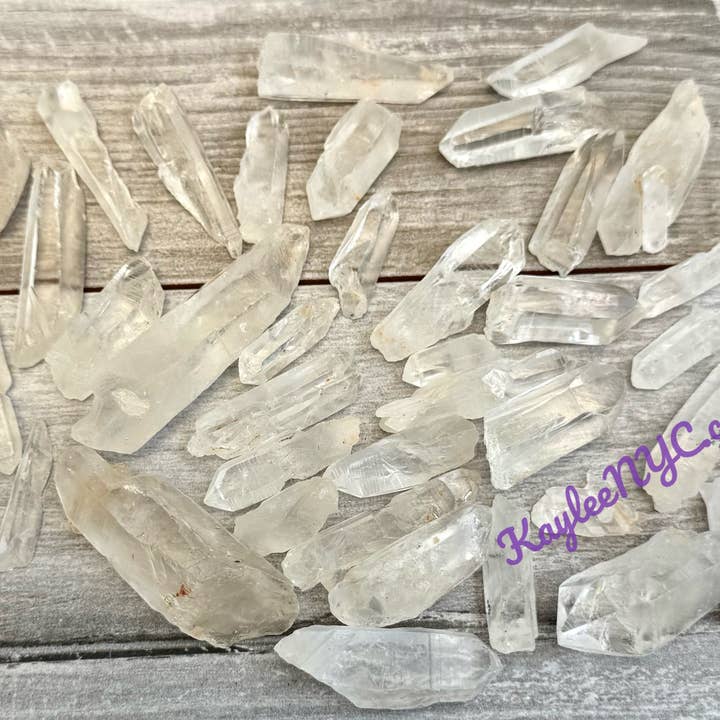 KayleeNYC - Wholesale Spiritual stone/crystal - Wholesale Lot 1 Lb Natural Lemurian Quartz Wand Raw Crystal5
