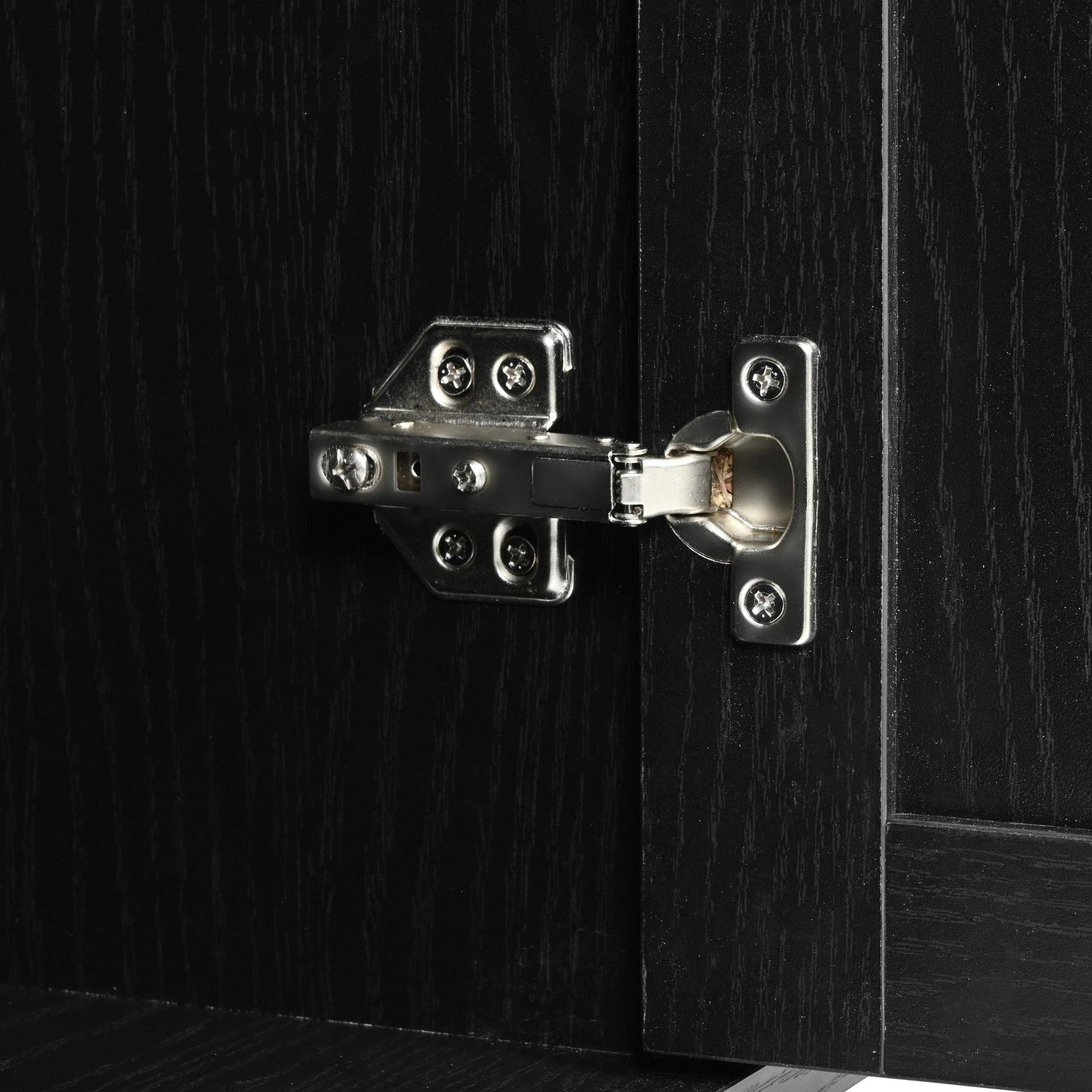 Orange County Decor - Wholesale Kitchen Storage/Organizer - K&K 53.5''Farmhouse Kitchen Island With Power Outlet, Kitchen Storage Island With Drop Leaf, Spice Rack And Drawer, Rolling Kitchen Cart On Wheels, For Home, Kitchen And Dining Room, Black Black29