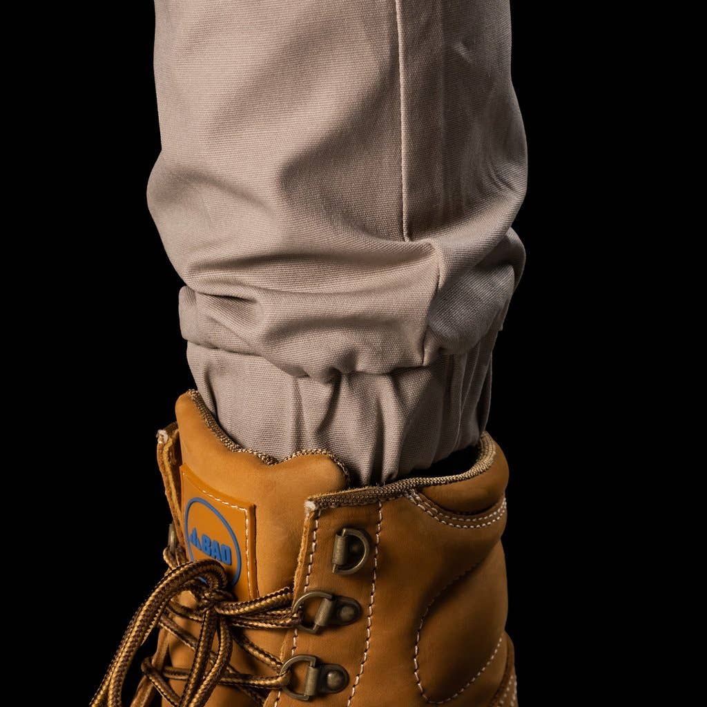 BAD WORKWEAR - Wholesale Pants - Men's - BAD 247™ SLIM FIT CUFFED ELASTIC WAIST CHINO WORK PANTS6