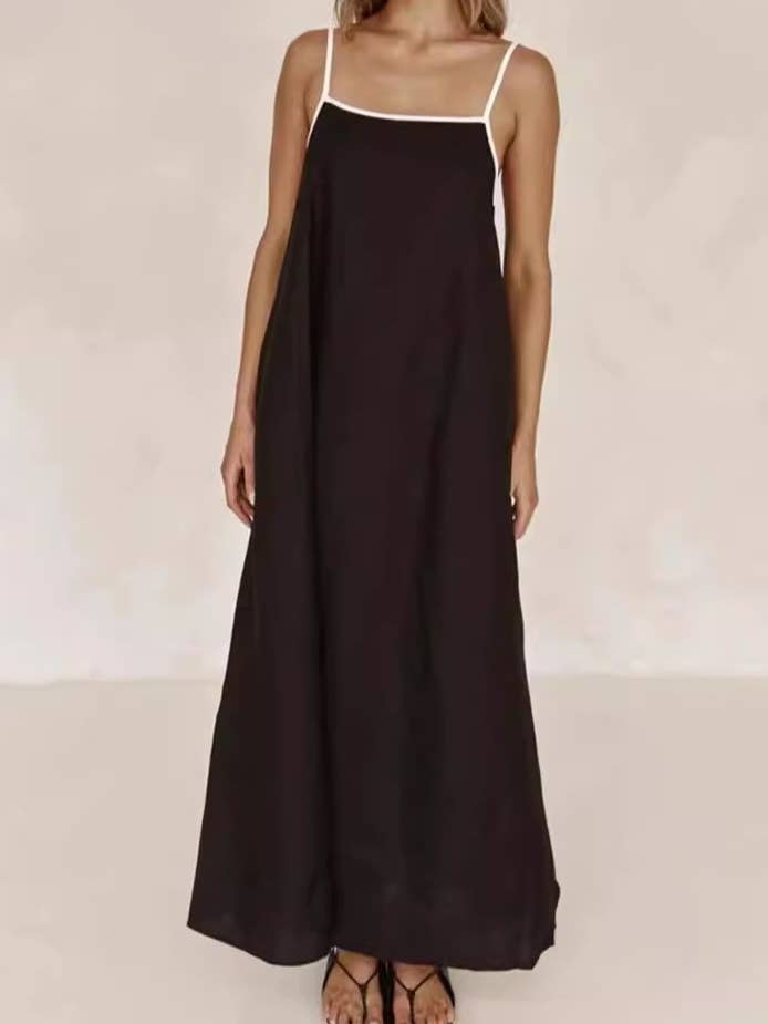 Rosa Clothing - Wholesale Dress - Women's - Minimalism chic vibe Spaghetti straps dress