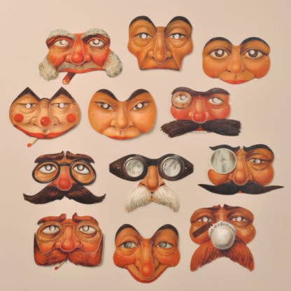 EDWARDIAN MINI MASKS PARTY MASKS for wholesale by Mamelok