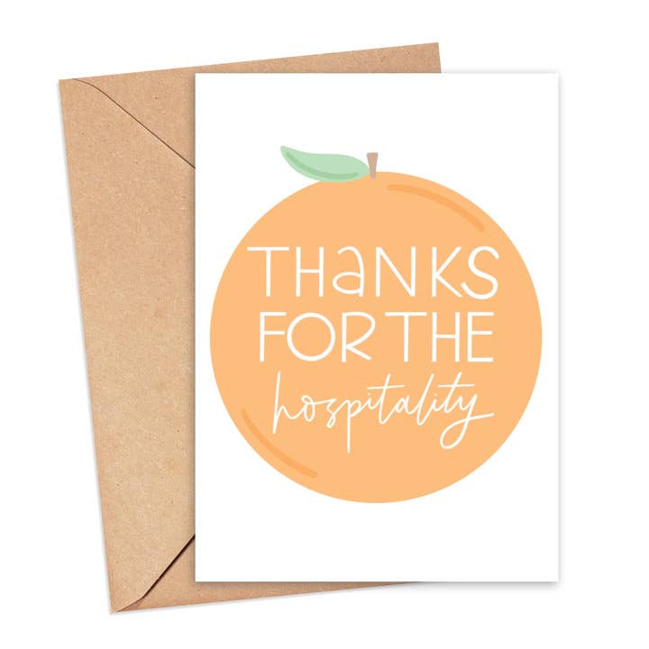 Tack för gästfrihetskortet för wholesale av Simply Happy Paper