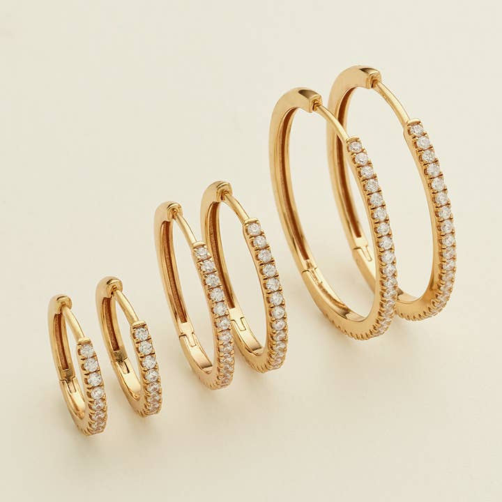 Luxe Hoop Earrings for wholesale by Made By Mary