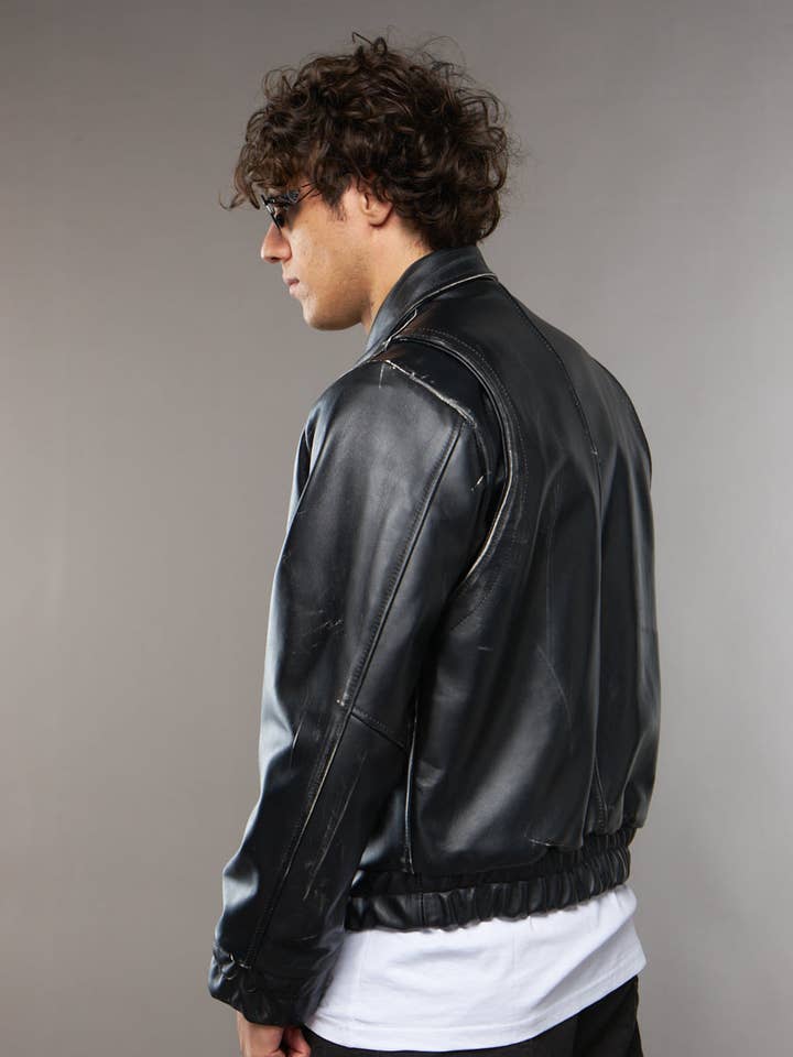 BLAZER COL À CHEMISE AVEC POCHES EFFET VINTAGE pour la vente par LAB22