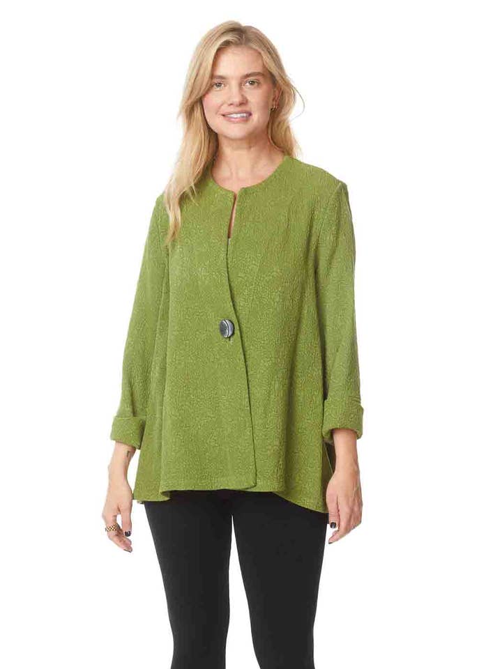 Tianello TENCEL™ & Cotton "Rose" Jacquard "Lando" Jacket for wholesale by Tianello