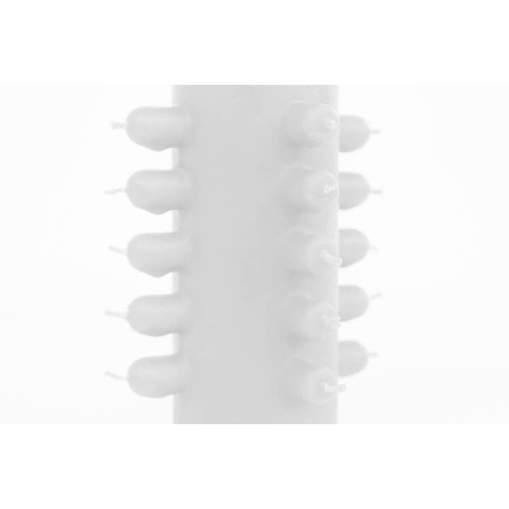 Las Velas de Mariano - Wholesale Tapered Candle/Candlestick - 21 Mechas White Velon3