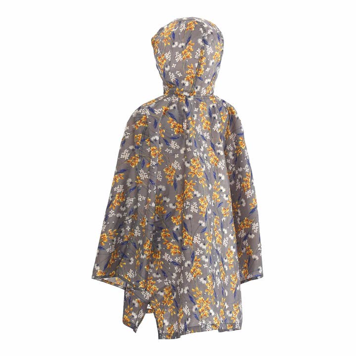 Eco Chic - Venta al por mayor Poncho - Mujer - Poncho Eco Chic impermeable plegable para adultos con flores2