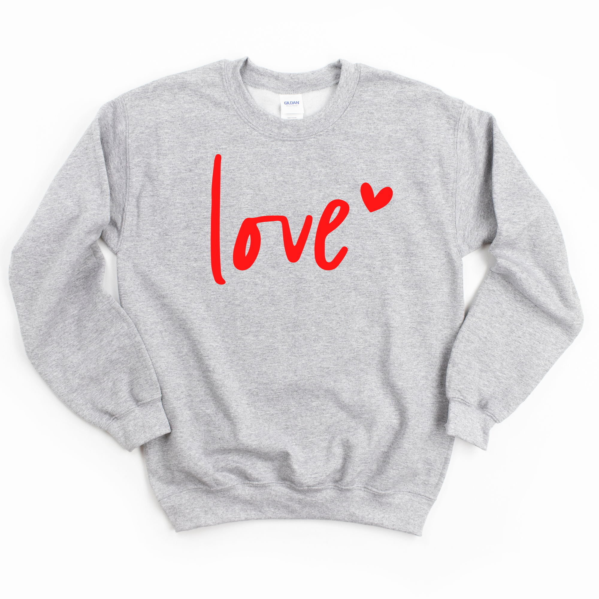 Benny & Ray Apparel - Wholesale Graphic Sweatshirt - Women's - Love XOXO Valentine Adult Crewneck Sweatshirt2