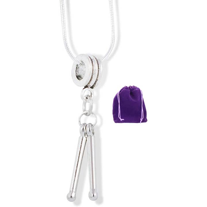 Dave The Bunny – wholesale Pendant/charm necklace – Drumstick Necklace - 22 inch Stainless Steel Chain