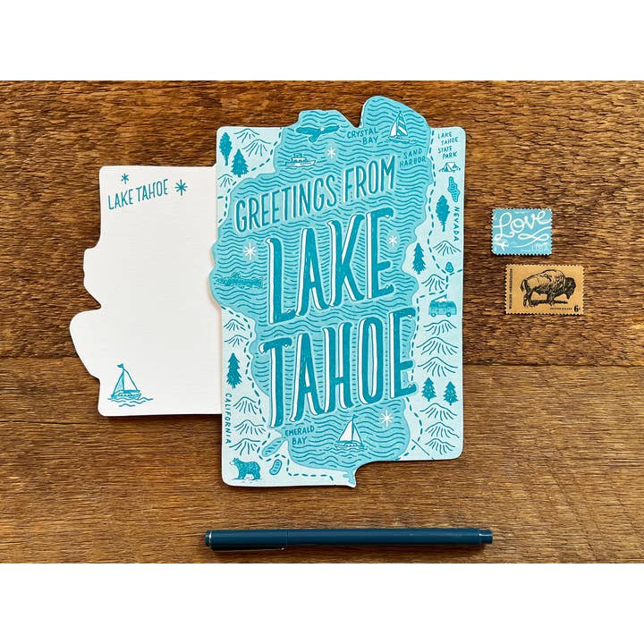 Noteworthy Paper & Press - Wholesale Postcard - Lake Tahoe Postcard