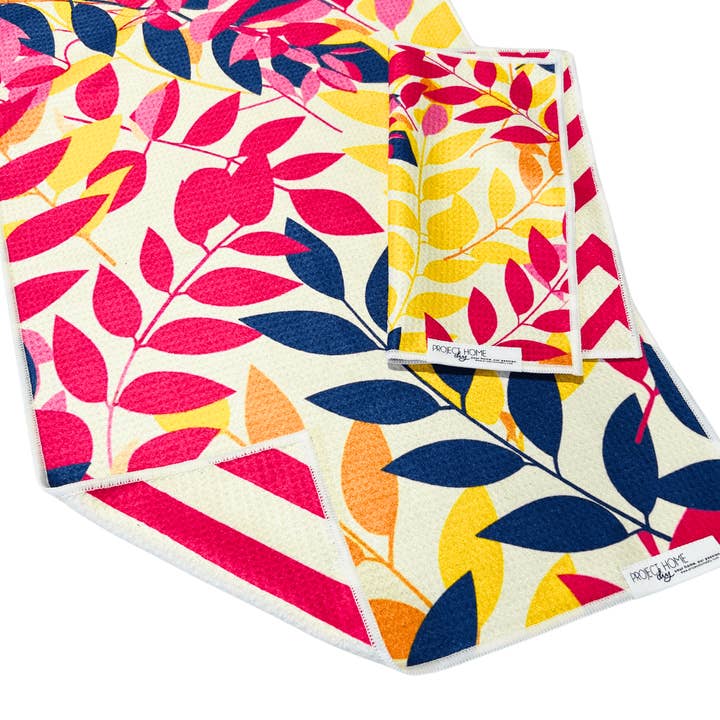 Bright Fern | Waffle Weave Microfiber American Pride | Waffle Weave Microfiber Abstract Circus | Waffle Weave Microfiber Hand Towels for wholesale by Project Home DIY / Towel Collective