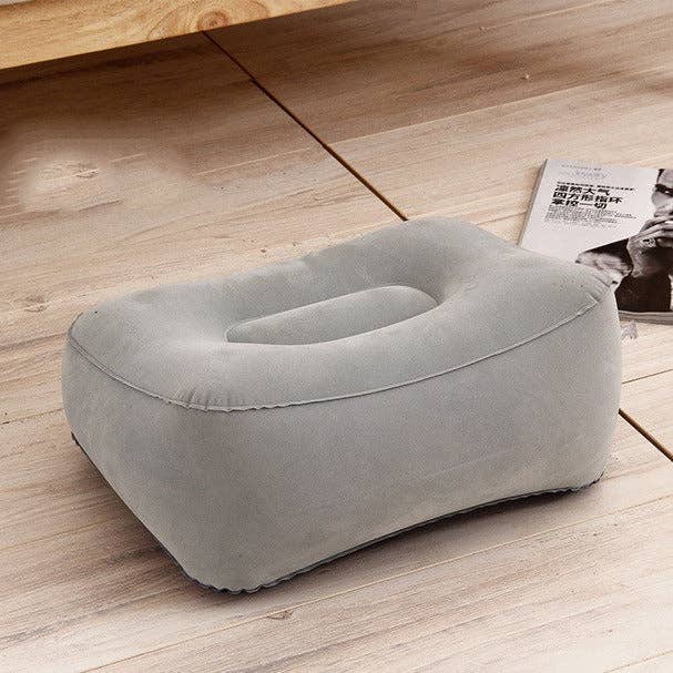 VIGOR – wholesale Lumbar pillow – Travel Soft Flocking Adults Inflatable Foot Rest Pillow(10 P24