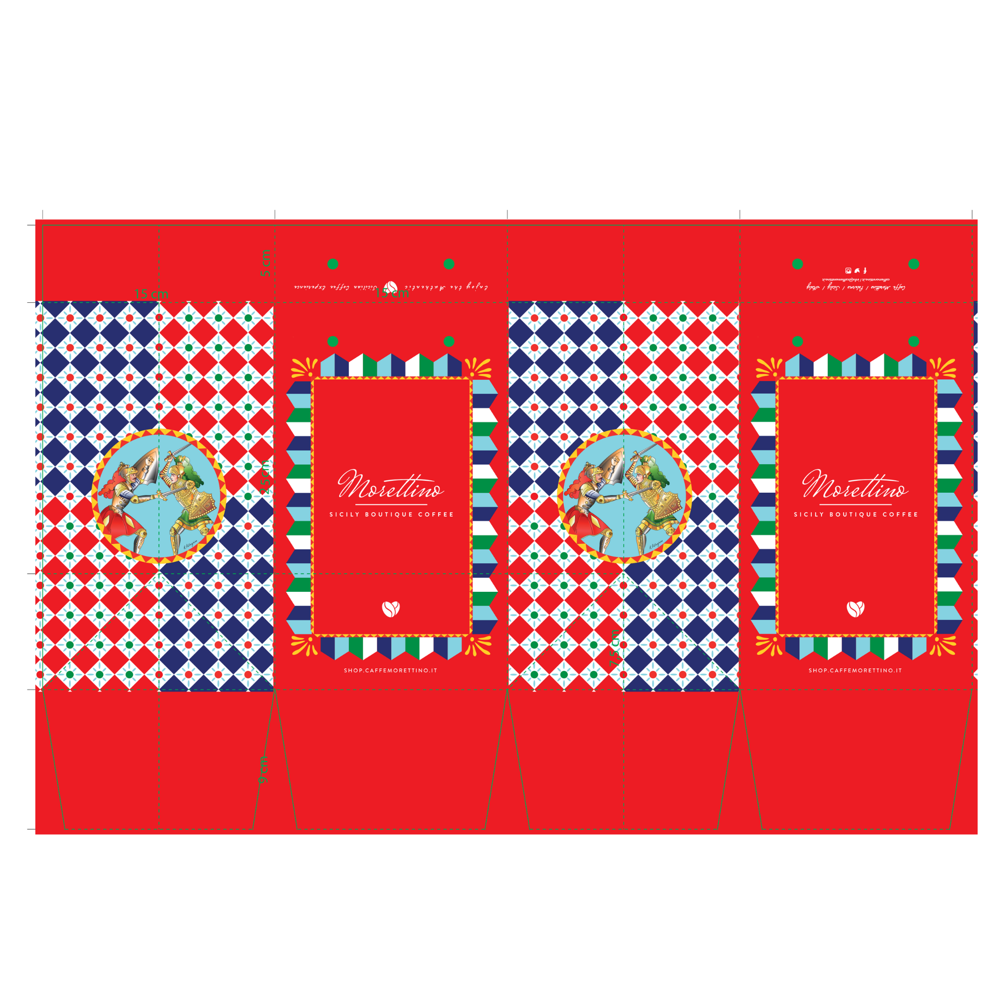 Caffè Morettino - Venta al por mayor Bolsas de la compra - Shopper Sicilia Morettino (Copia)1