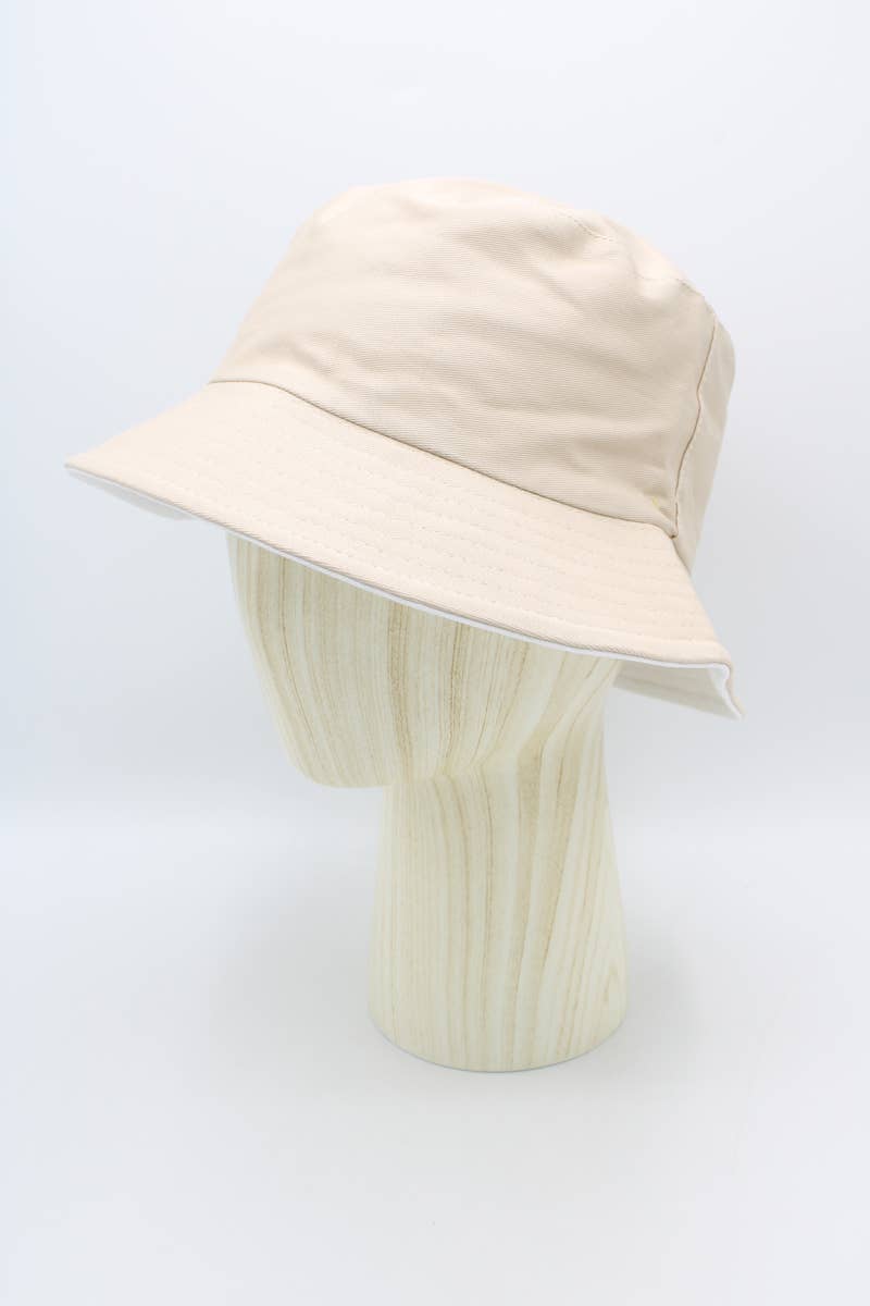 Hologramme Paris - Vendita all'ingrosso Cappello da pescatore - Donna - Bob reversibile in cotone bicolore1