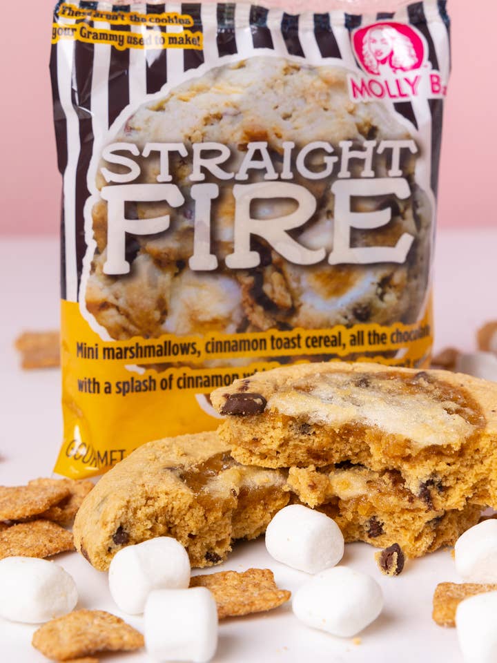 The Straight Fire Cookie - Chocolate, Graham Crackers & more for wholesale by Molly Bz