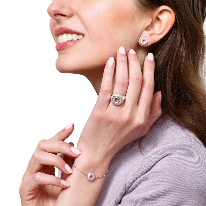 Delicacies Jewelry – wholesale Berlockarmband – Glaserade munk armband Sterling Silver av delikatesser smycken - varje köp hjälper till att bekämpa hunger! (Foodie gåva, mat smycken)3