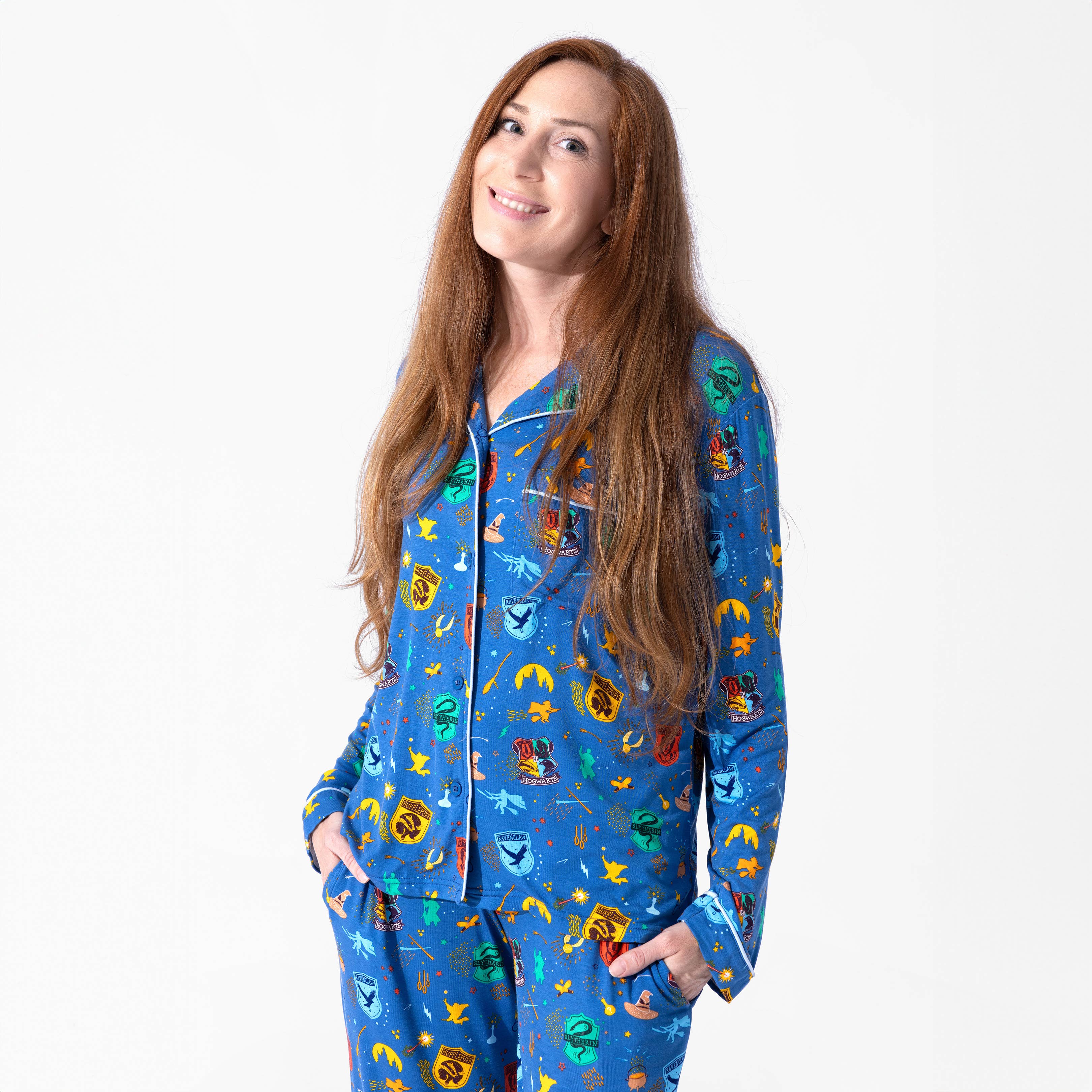 Bellabu Bear - Wholesale Sleepwear Set - Women's - Harry Potter House Pride Bamboo Women's Pajama Set4