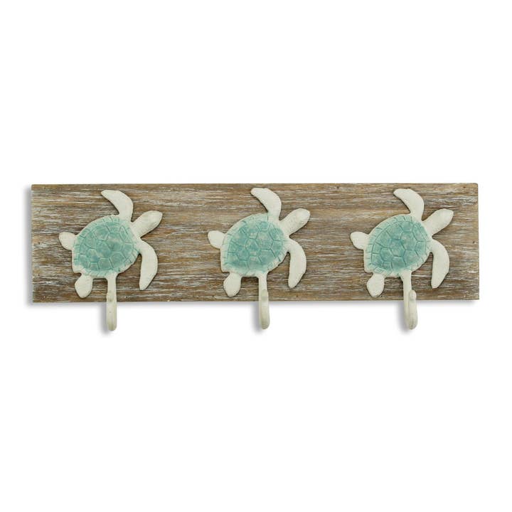Coralia Sea Turtle Hook Coat Hanger for wholesale by Cheungs Home Decor