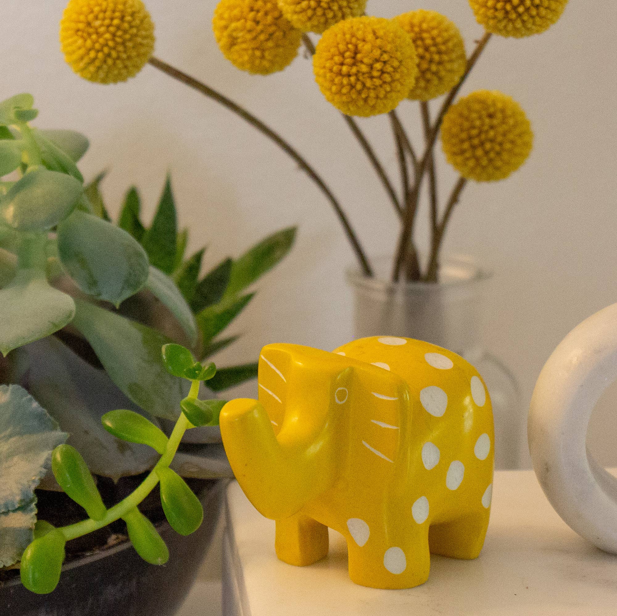 Global Crafts – Engroshandel Pyntefigur – Fedtsten elefanter Medium 2,5" - 3"17