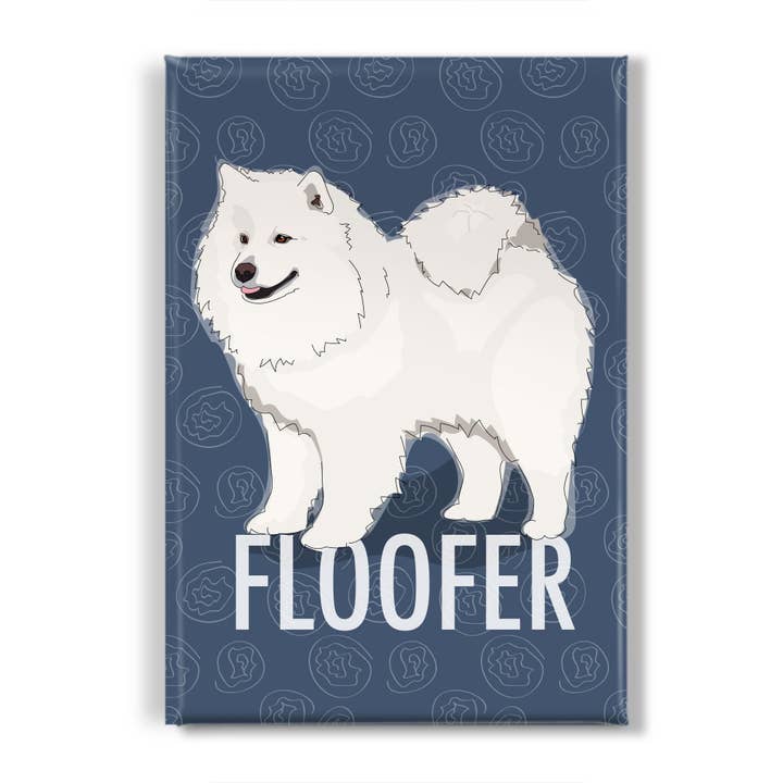 American Eskimo Dog Magnet - Floofer for wholesale by Pop Doggie